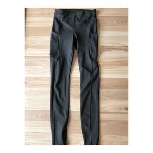 Army green lululemon leggings